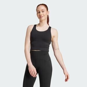 Adidas All Me Medium Support Bra Tank Top - S Black